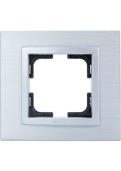 Mono Style Aluminyum Silver ( Gümüş) Tekli Çerçeve