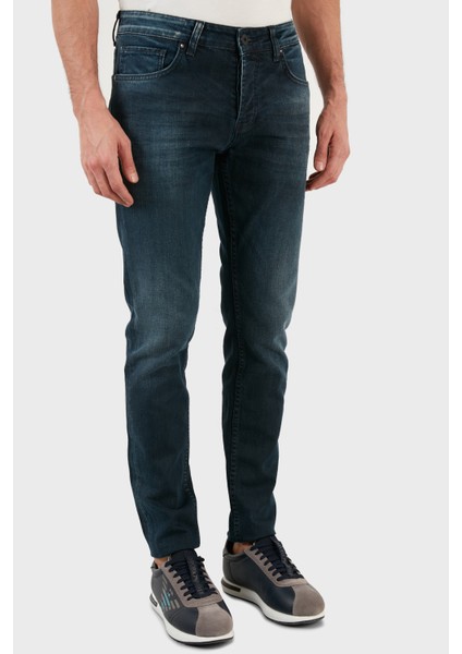 Pamuklu Skinny Fit Dar Paça Jeans Erkek Kot Pantolon EX1002K006BARTEZ fırsatları