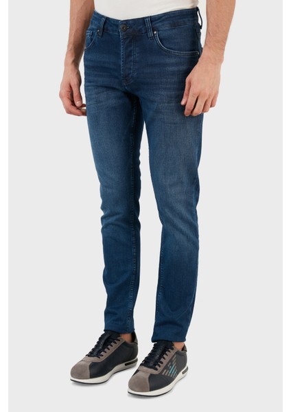Pamuklu Skinny Fit Dar Paça Jeans Erkek Kot Pantolon EX1002K005BARTEZ modelleri