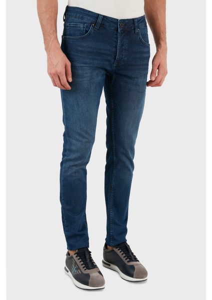 Pamuklu Skinny Fit Dar Paça Jeans Erkek Kot Pantolon EX1002K005BARTEZ fırsatları