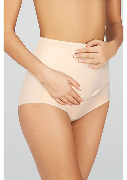 Basic Düz Hamile Külot Ten