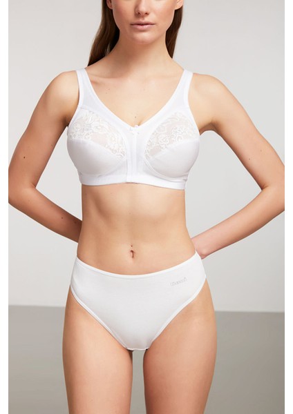 Basic 2 Li Pamuk Külot Beyaz