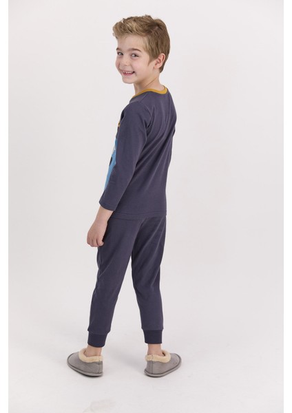 The Lost Eagle Antrasit Erkek Çocuk Pijama Takımı