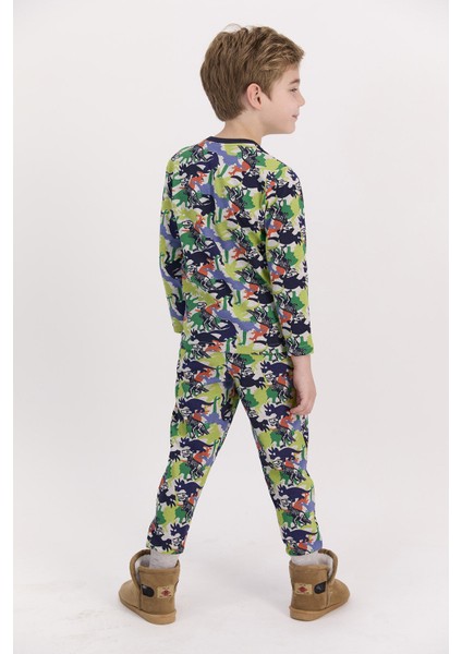 Dinosaurs Bejmelanj Erkek Çocuk Pijama Takımı fiyatları