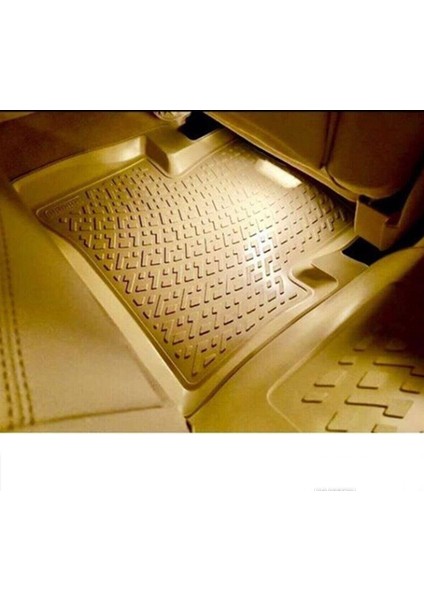 Volkswagen Caddy 2003-2010 3D Havuzlu Bej Paspas + Bagaj Havuzu modelleri