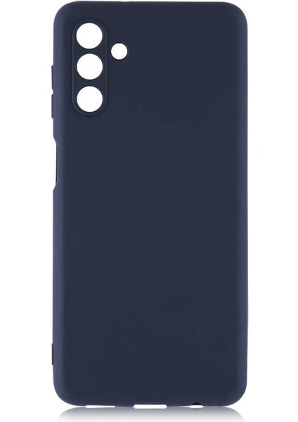 Samsung Galaxy A13 Kılıf Klasik Mat Renkli Yumuşak Premier Silikon Siyah