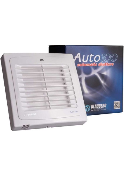 Auto 100 T Zaman Ayarlı Otomatik Panjurlu Banyo Fanı