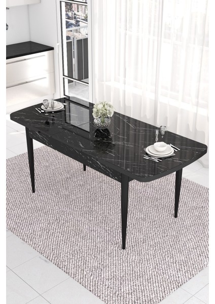Concept Eva Serisi, 80X132 Açılabilir Mdf Mutfak Masası, Yemek Masası, Doğal Gürgen Ayak fiyatları