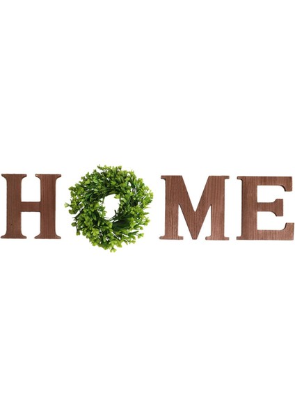 Ev Işareti Mektuplar Dekoratif Ahşap Blok Kelime Işaretleri Ev Çiftlik Evi Bronz (Yurt Dışından)