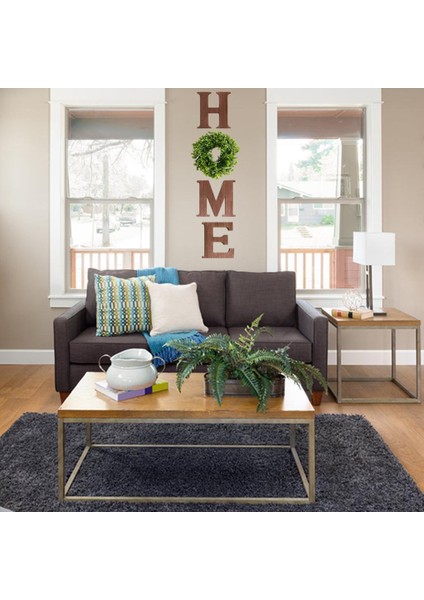 Ev Işareti Mektuplar Dekoratif Ahşap Blok Kelime Işaretleri Ev Çiftlik Evi Bronz (Yurt Dışından) fırsatları