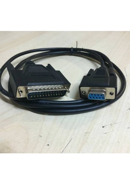 1.5 Metre 9 Pin Seri RS232 Com To 25 Pin 9pin To 25PIN Yazıcı Kab