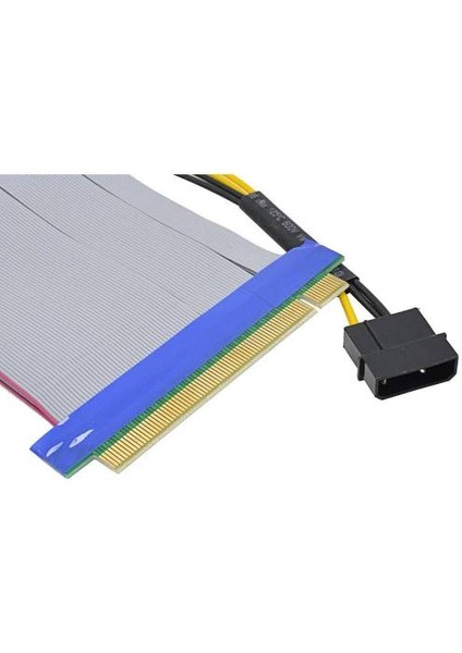 Molexli Riser 16X To 16X Uzatma Güç Destekli Pcıe 16X Yükseltme modelleri