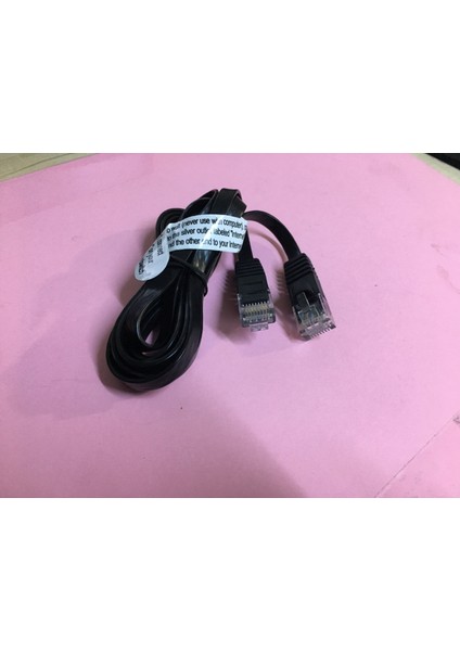 1.5 Metre Cat5 Flat Kablo Kaliteli Ethernet Kablosu 8 Pin RJ45 1.5 Metre Internet Kablosu