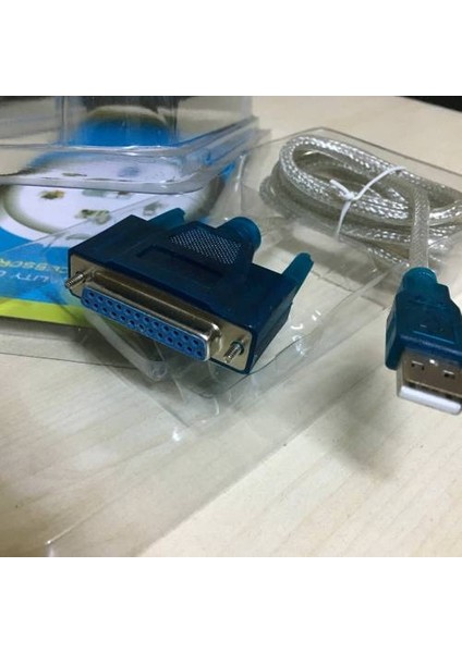 USB To 25 Pin Parallel Printer Yazıcı Kablosu USB-DB25F USB Paral