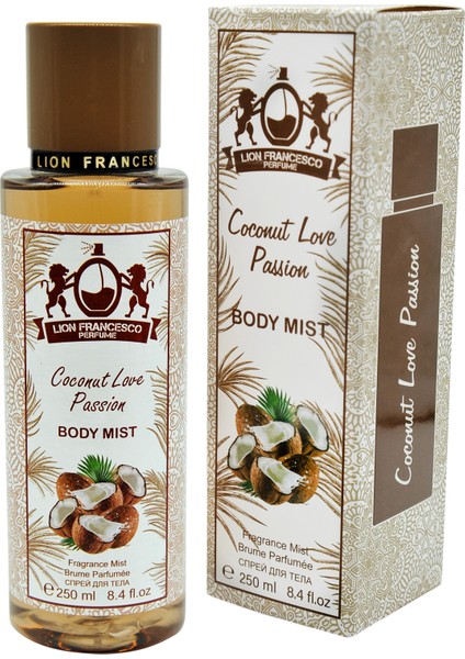 Lion Francesco Coconut Love Passion Body Mist 250ML