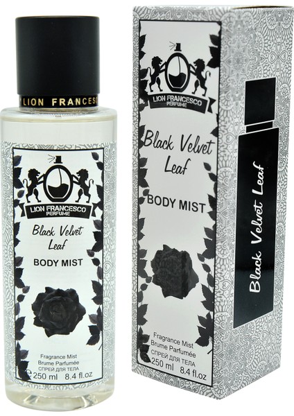 Lion Francesco Black Velvet Leaf Body Mist 250ML