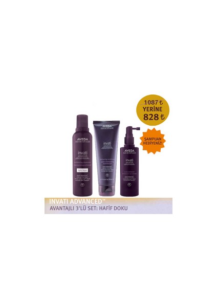 Invati Advanced 3'lü Set : Hafif Doku