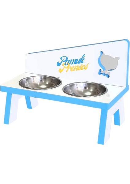 Kedi ve Köpek Mama ve Su Kabı - 2'li Çelik Kaseli fiyatları