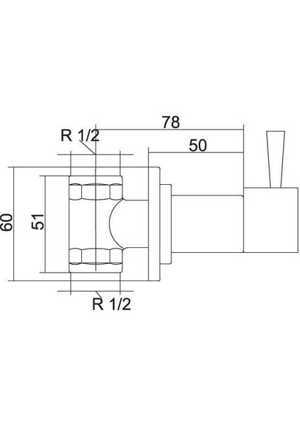 Ankastre Ara Musluk Kollu Prinç 5125795 fiyatları