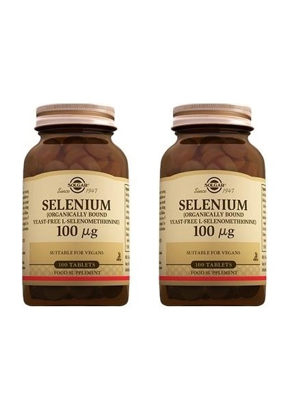 Selenium 100 Tablet 2 Adet