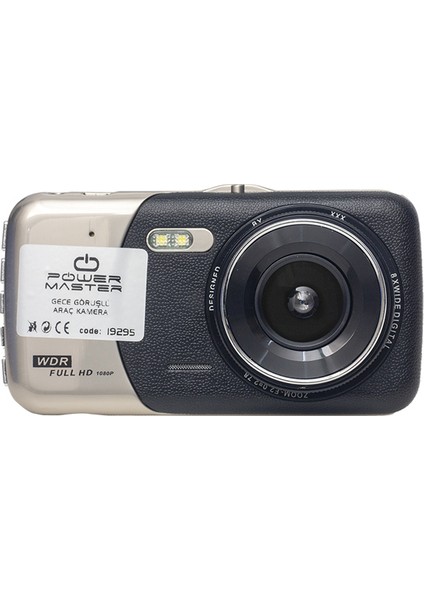 PM-19295 5 Mp 4 Ekranlı Mikrofonlu Gece Görüşlü Araç Kamera (32 GB Destekli)