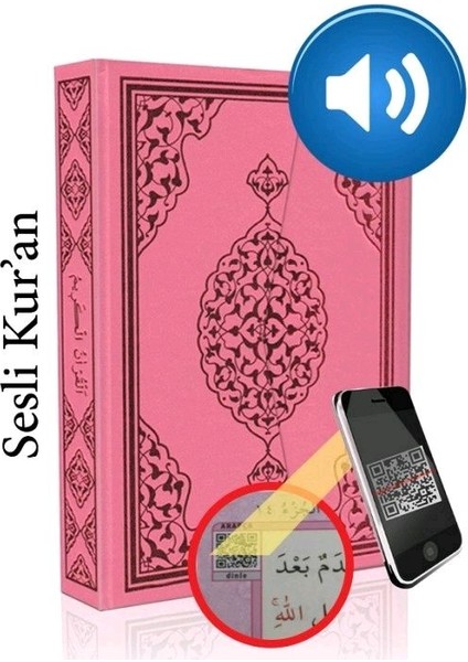 Rahle Boy Pembe Kuranı Kerim