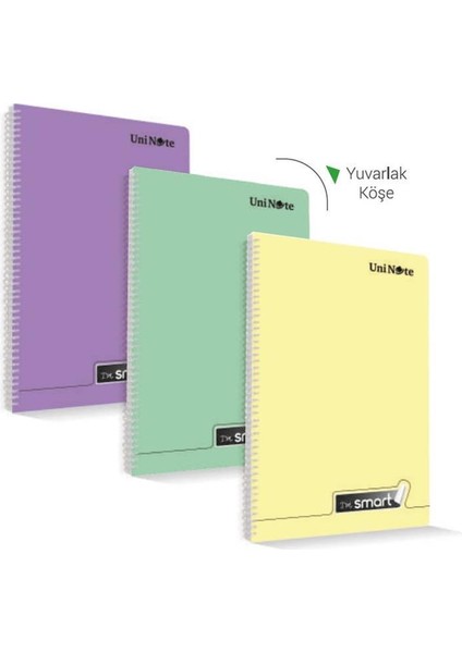 Im Smart Pp Kapak Spiralli A4 60 Yaprak Kareli Defter 72905