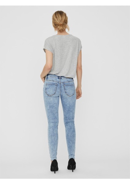 10240041 VERO MODA VMLYDIA LR SKINNY DEST RAW LI342 GA