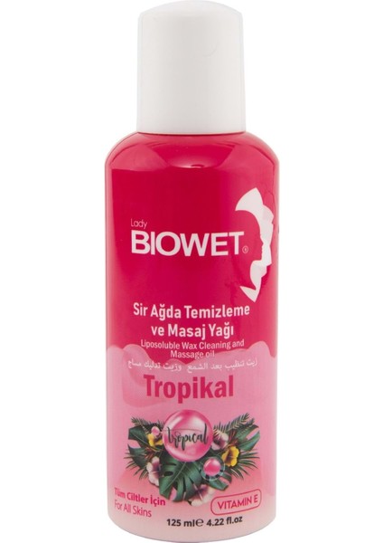 Bıowet Sır Ağda Tem.yağı 125ML Tropıkal