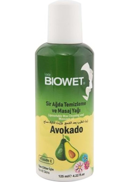 Bıowet Sır Ağda Tem.yağı 125ML Avokado