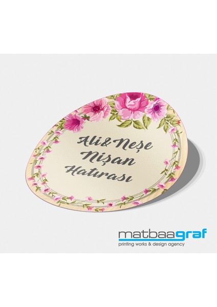 Kına-Nişan-Söz-Nikah-Düğün Etiketi-Özel Kesim Sticker 70 Adet 