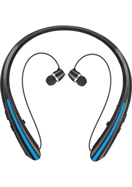 Spor Egzersizi Seyahat Sarı Için Mic ile Bluetooth Kulaklık Boyun Bandı (Yurt Dışından)
