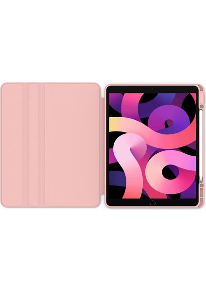 Apple iPad Pro 12.9" 4. Nesil 2020 Kılıf Simplism 360 Dönen Yatay Dikey Standlı Kalemlikli Kılıf