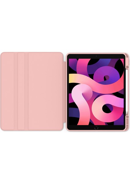 Apple iPad Pro 12.9" 5. Nesil 2021 M1 Kılıf Simplism 360 Dönen Yatay Dikey Standlı Kalemlikli Kılıf