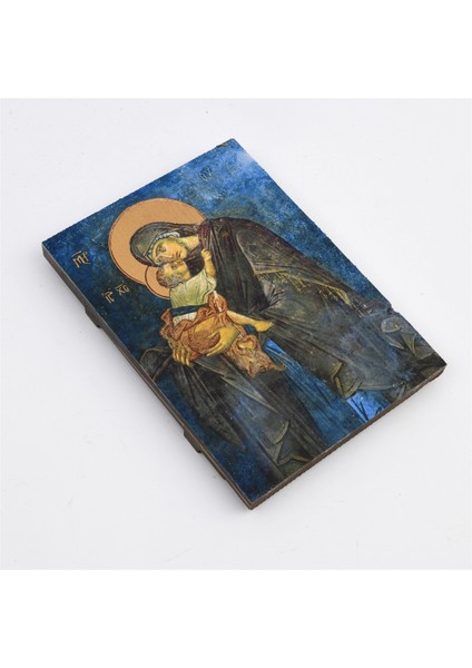Meryem Ana ve Çocuk Isa Theotokos Küçük Boy Ikona