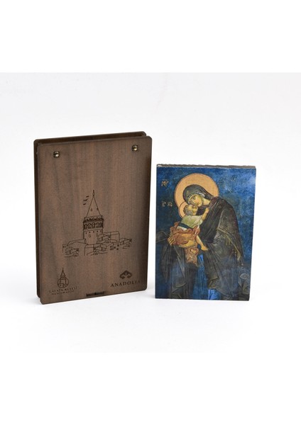 Meryem Ana ve Çocuk Isa Theotokos Küçük Boy Ikona fiyatları