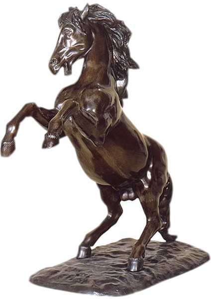 Bronz Döküm Şahlanan At Küçük Boy