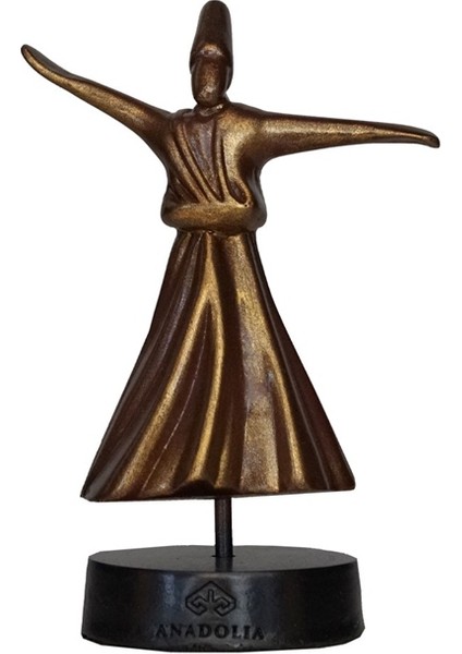 Semazen Heykel Kaideli Bronz
