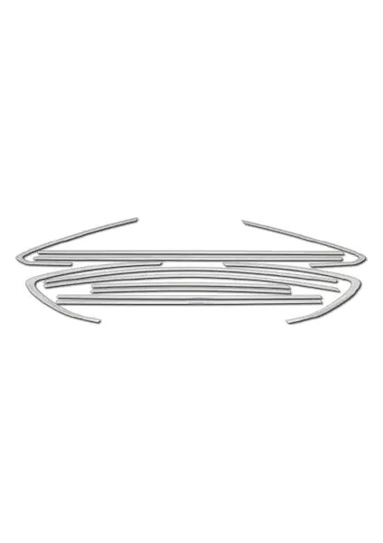 Opel Astra J Sedan 2011-2018 Uyumlu Cam Çevre Çıtası 12 Prç Krom Paslanmaz Çelik