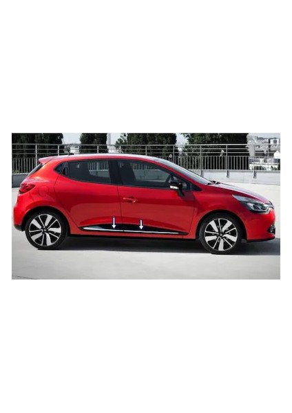 Renault Clio 4 Hb 2012 Üzeri Uyumlu Yan Kapı Çıtası 4 Parça modelleri