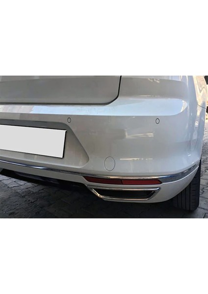 Volkswagen Passat B8 2014-2019 Egzoz Çıkışı 2 Parça Krom Paslanmaz Çelik fiyatları