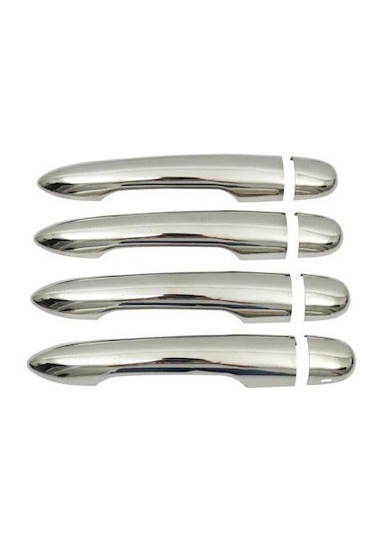 Renault Laguna 2 2001-2007 Uyumlu Kapı Kolu Seti Krom Paslanmaz Çelik