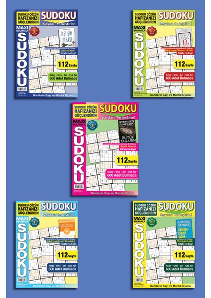 Sudoku Bulmaca 5'li Set