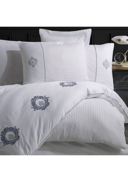 Elegant Olimpos Saten Çift Kişilik Nakışlı Nevresim Takımı fiyatları