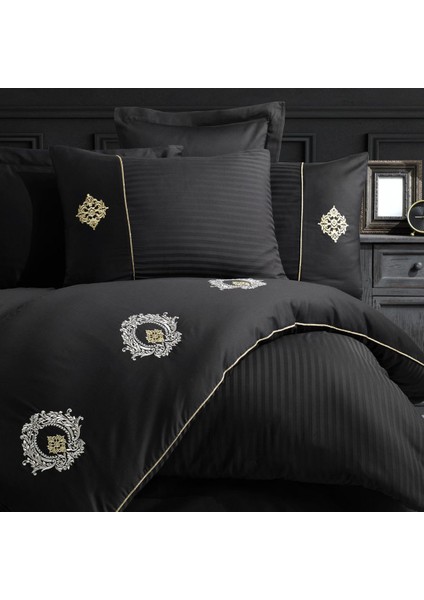 Elegant Olimpos Saten Çift Kişilik Nakışlı Nevresim Takımı fiyatları