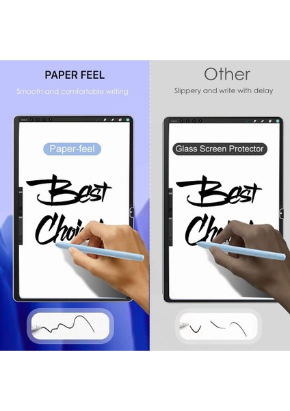 Galaxy Tab A7 10.4 T500 2020 Uyumlu Paper-Like Ekran Koruyucu Gerçek Kağıt Hissi Screen Protector