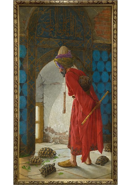 Osman Hamdi Bey, Kaplumbağa Terbiyecisi Büyük Boy Tablo