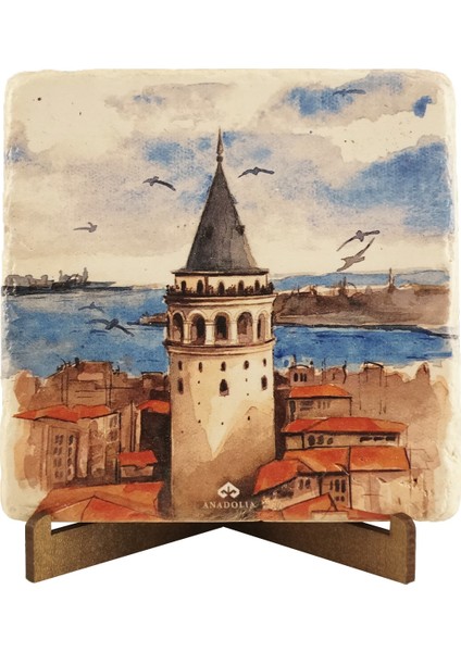 Galata Kulesi Traverten Pano