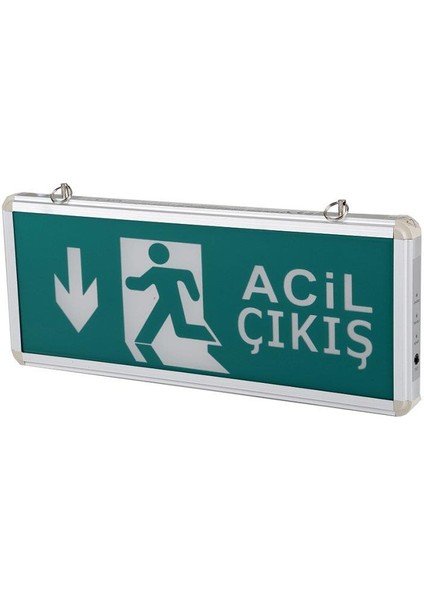 CT-9178 3W Exıt Çıkış Armatürü Ledli 3 Saat Akülü