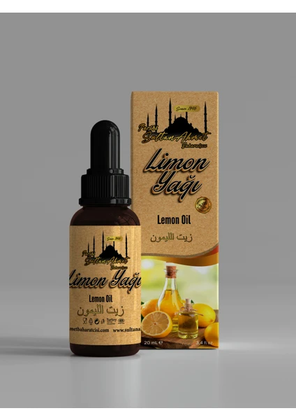 Tarihi SultanAhmet Baharatçısı Limon Yağı 20 ml